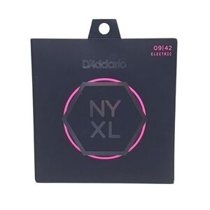 D'Addario NYXL0942 Nickel Wound Super Light 09-42 Electric Guitar Strings-1 Pack